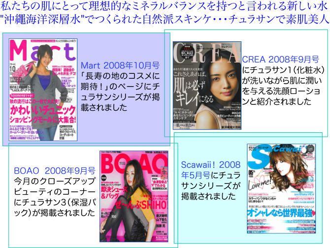 チュラサンが雑誌に掲載されました